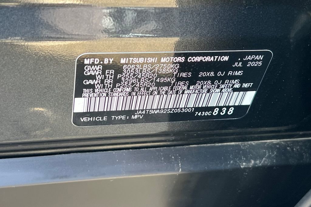 New 2025 Mitsubishi Outlander SEL Black Edition image 30