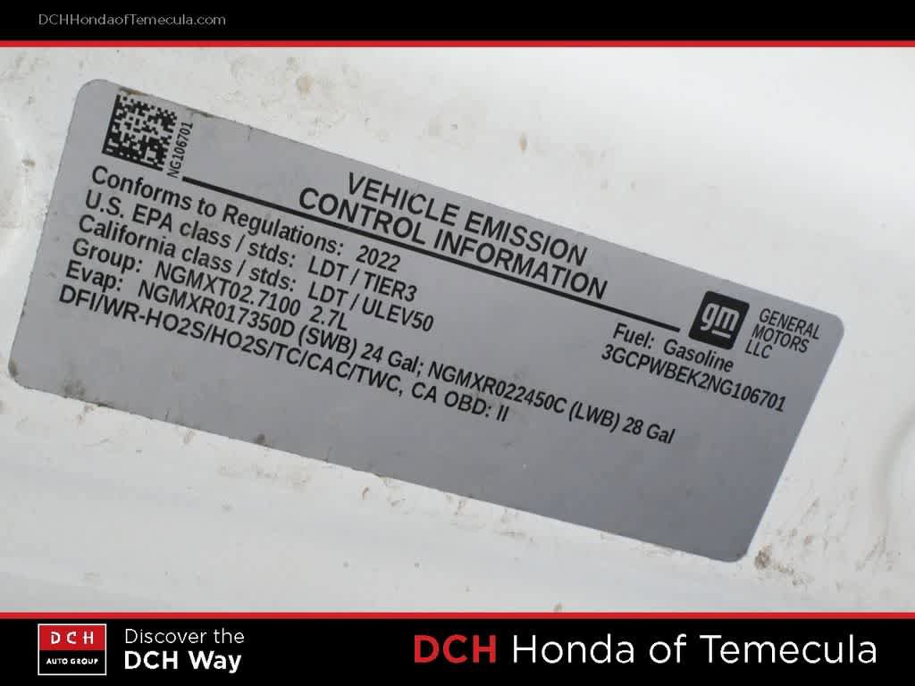 Used 2022 Chevrolet Silverado 1500 Custom RWD image 9