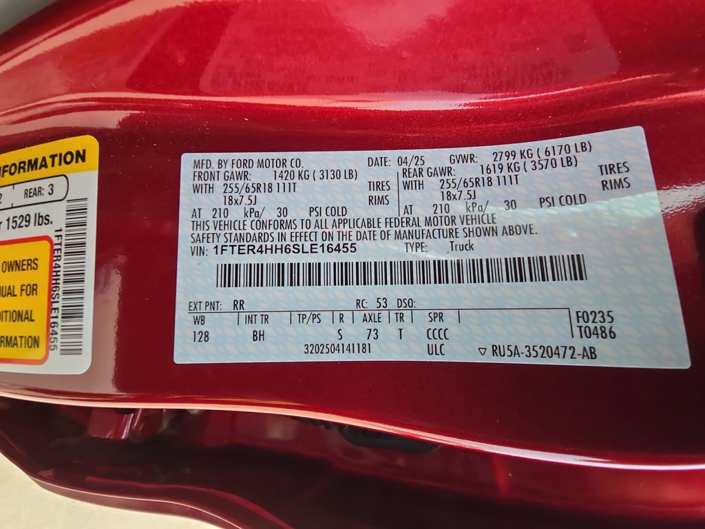 Used 2025 Ford Ranger XLT w/ Equipment Group 301A High image 34