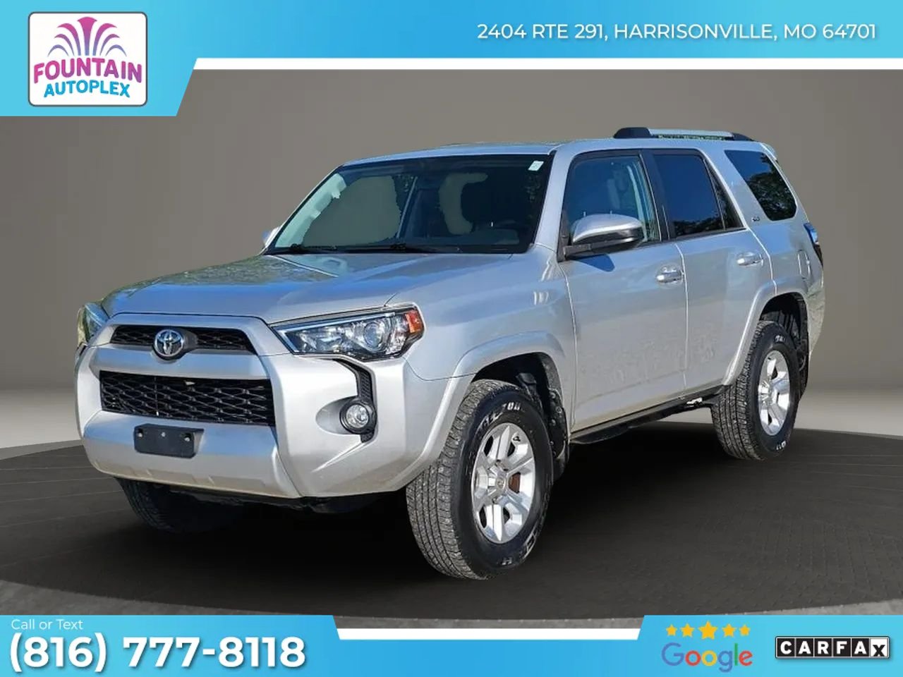 Used 2019 Toyota 4Runner SR5 AWD/4WD image 1