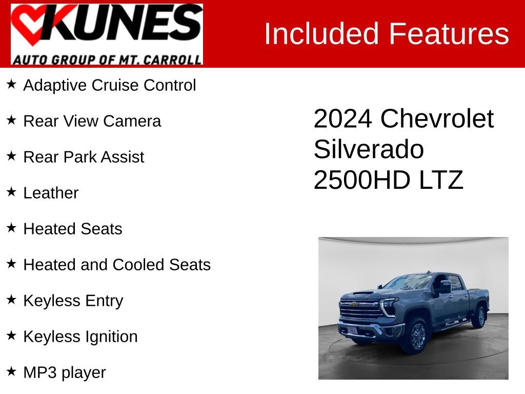 Used 2024 Chevrolet Silverado 2500 LTZ w/ LTZ Convenience Package AWD/4WD image 3