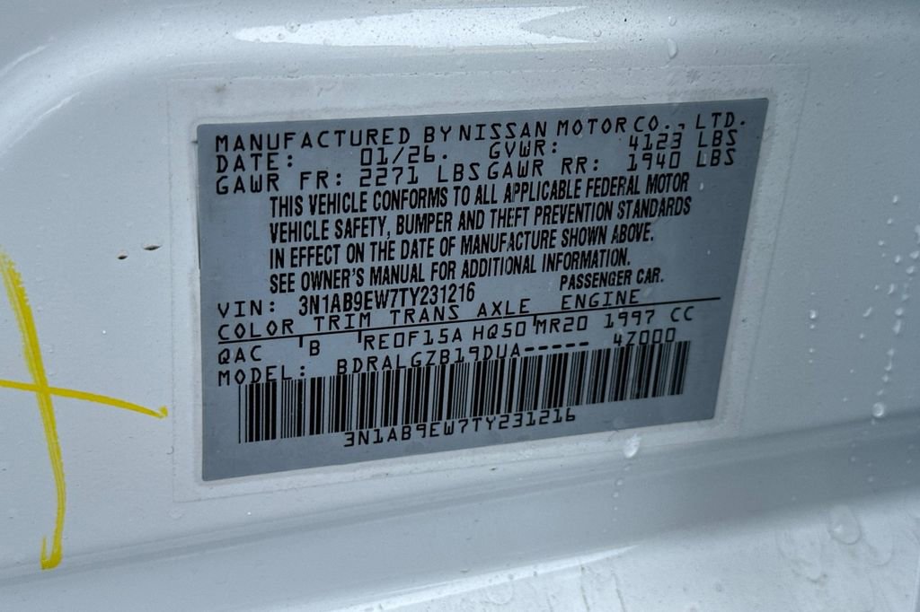 New 2026 Nissan Sentra SL w/ Floor Mat Package image 27