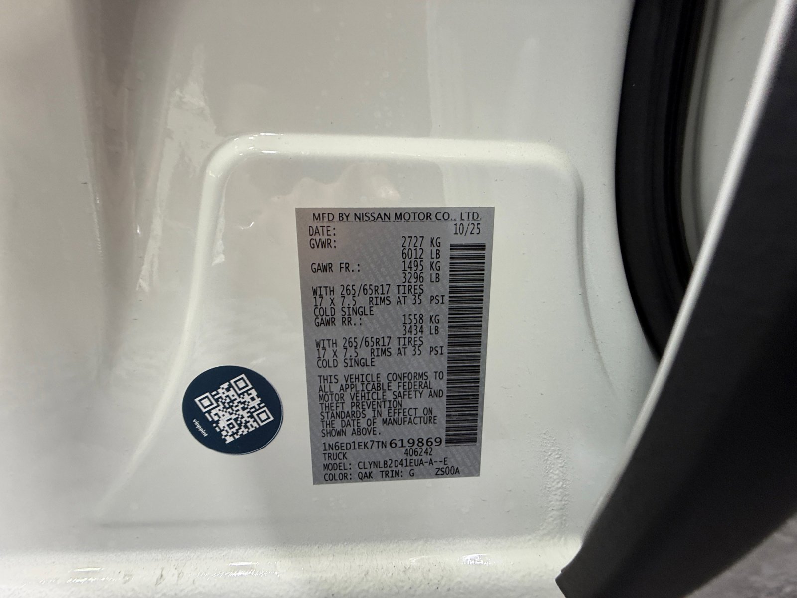 New 2026 Nissan Frontier SV image 25