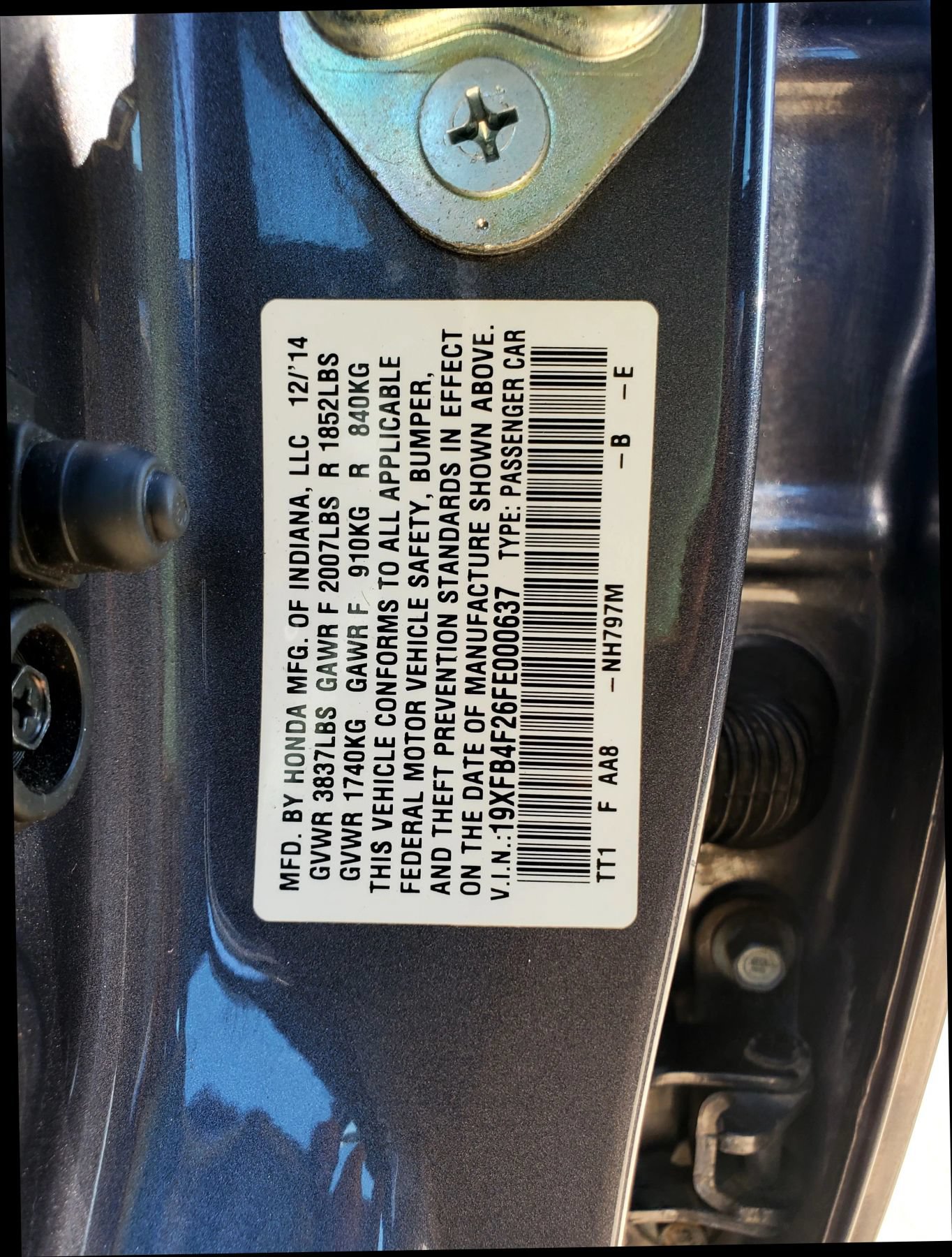 Used 2015 Honda Civic Hybrid Sedan image 53