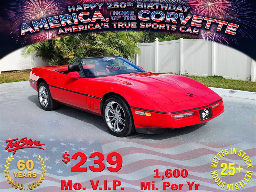 Used 1990 Chevrolet Corvette Convertible