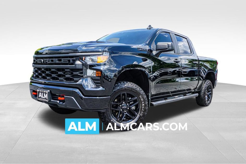 Used 2024 Chevrolet Silverado 1500 Custom Trail Boss w/ Dark Appearance Package