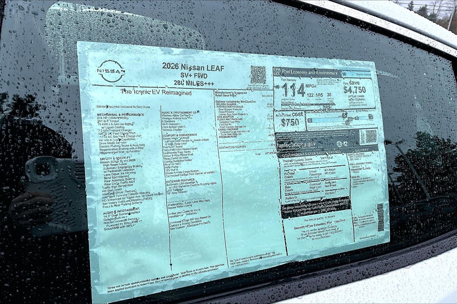 New 2026 Nissan Leaf SV+ FWD image 13