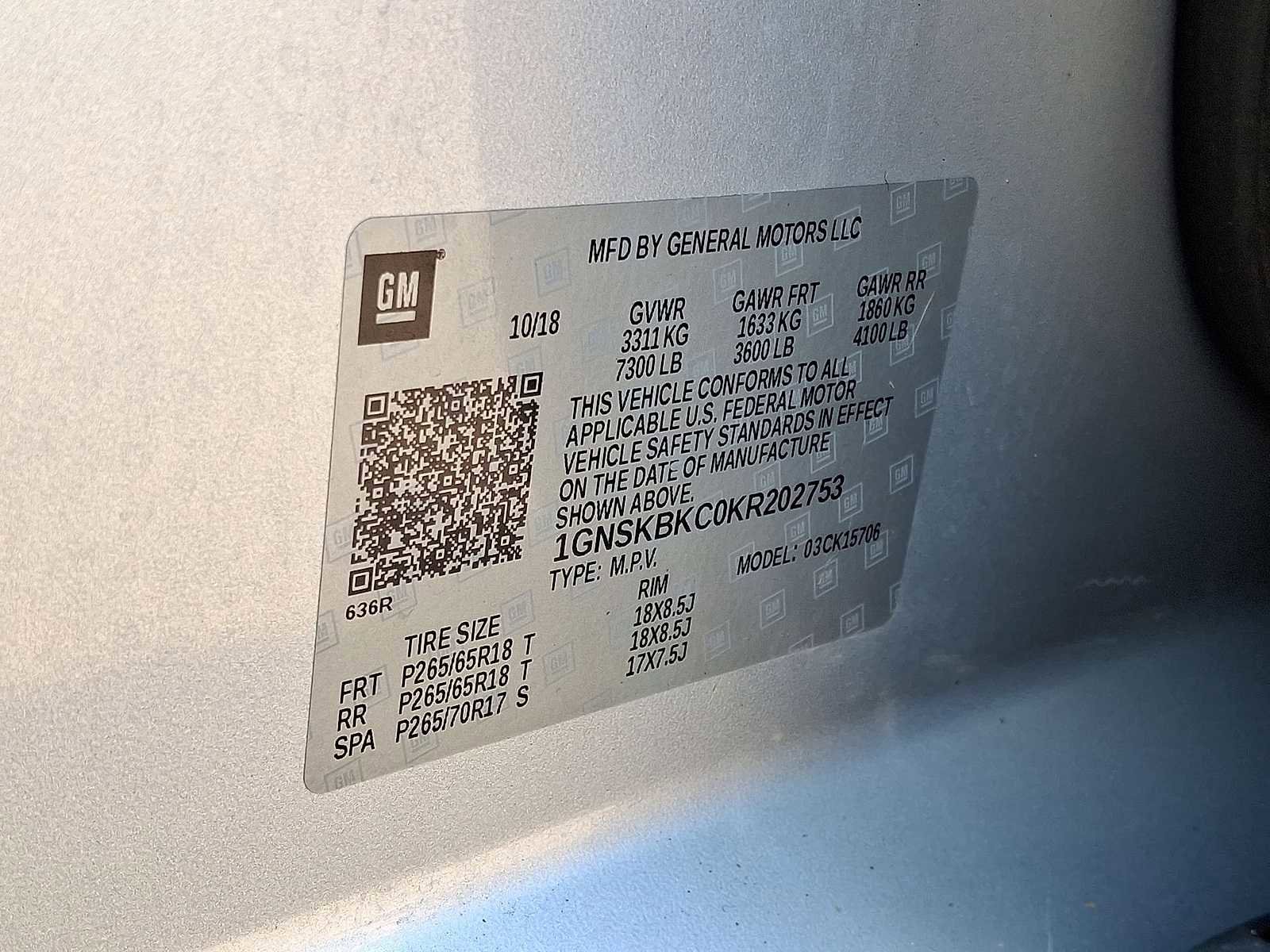 Certified 2019 Chevrolet Tahoe LT w/ Luxury Package image 39