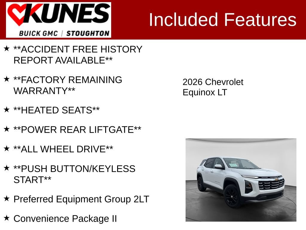 Used 2026 Chevrolet Equinox LT AWD/4WD image 3