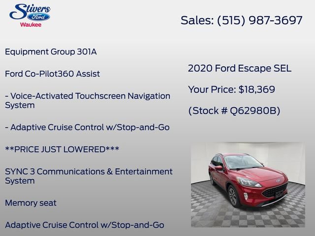 Used 2020 Ford Escape SEL AWD/4WD image 8