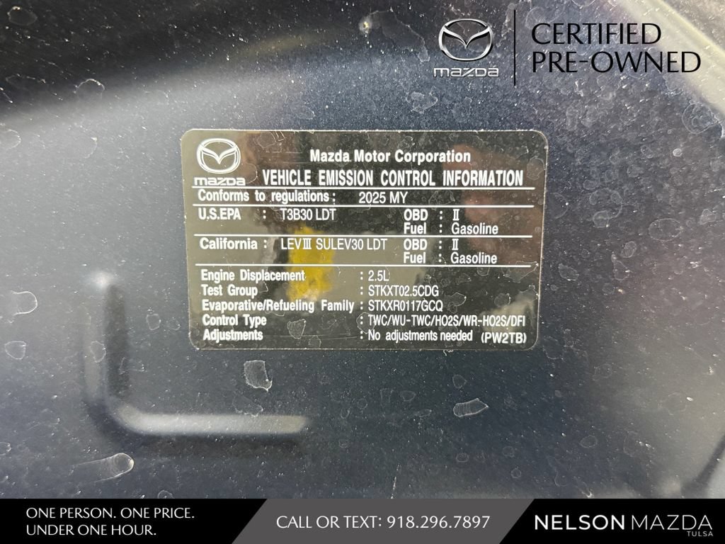 Certified 2025 MAZDA CX-5 AWD 2.5 S w/ Preferred Package image 53