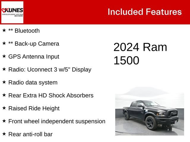 Used 2024 RAM 1500 Warlock AWD/4WD image 3