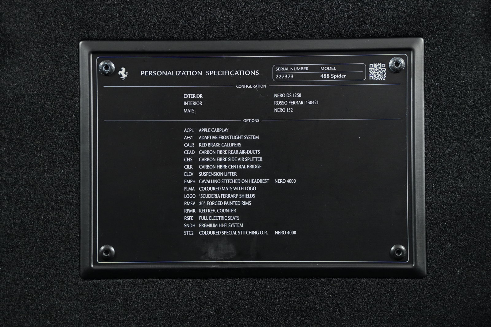 Certified 2017 Ferrari 488 Spider RWD image 6