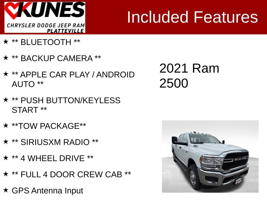 Used 2021 RAM 2500 Tradesman AWD/4WD image 2