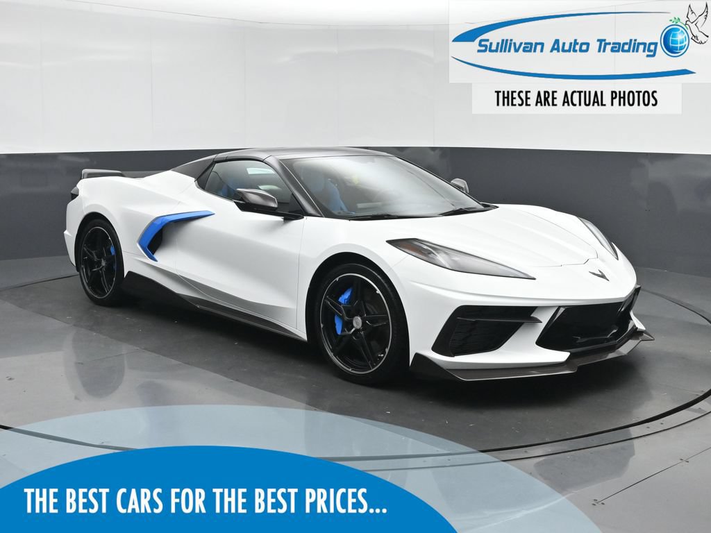 Used 2021 Chevrolet Corvette Stingray Premium Conv w/ Z51 Performance Package RWD image 1