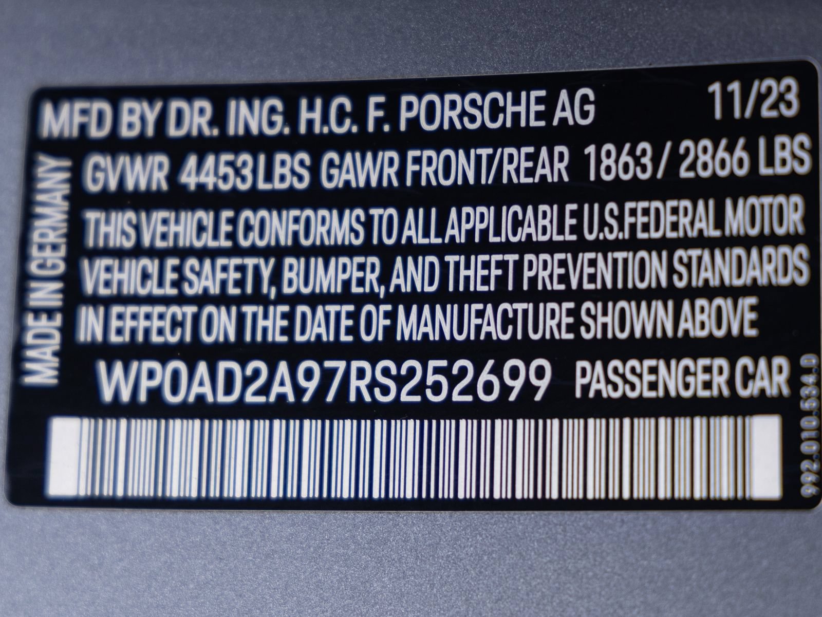 Certified 2024 Porsche 911 Turbo S AWD/4WD image 36
