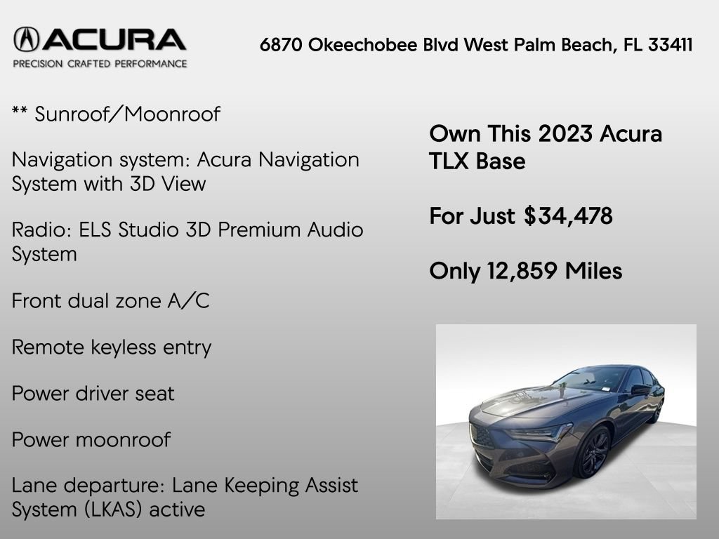 Certified 2023 Acura TLX w/ A-SPEC Pkg FWD image 20