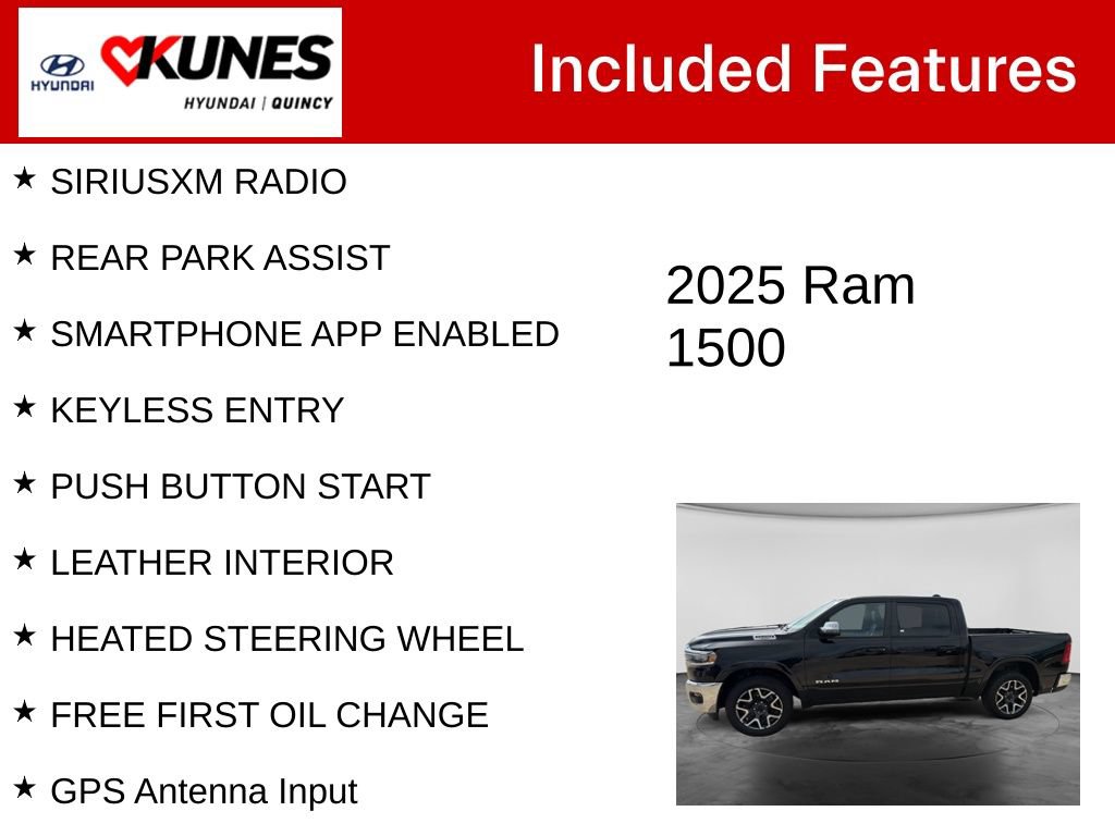 Used 2025 RAM 1500 Laramie AWD/4WD image 3