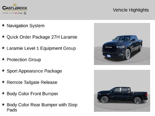 New 2026 RAM 1500 Laramie w/ Sport Appearance Package AWD/4WD image 2