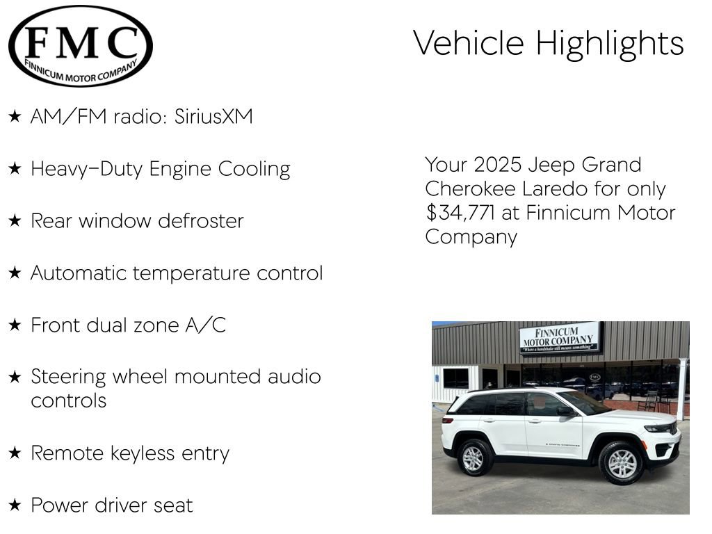 Used 2025 Jeep Grand Cherokee Laredo w/ Trailer Tow Package image 16