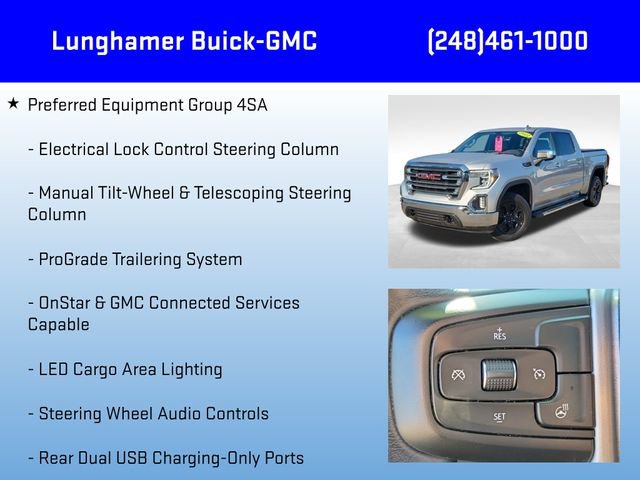 Used 2021 GMC Sierra 1500 SLT w/ SLT Convenience Package AWD/4WD image 24