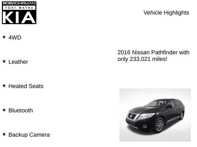Used 2016 Nissan Pathfinder SL w/ Trailer Tow Package AWD/4WD image 8