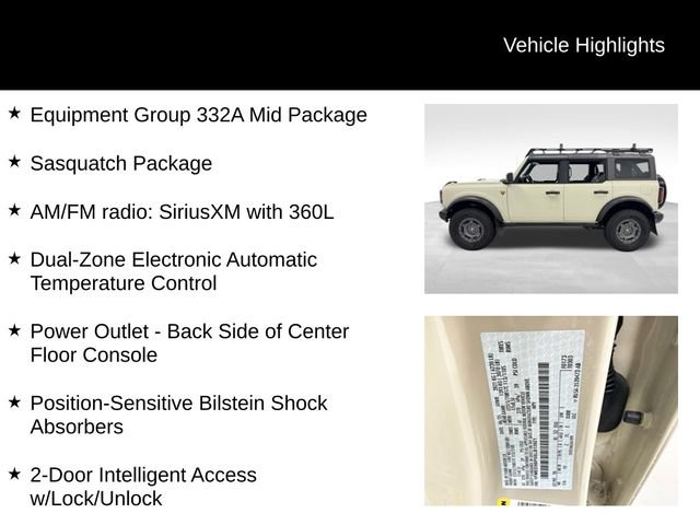 Used 2025 Ford Bronco Badlands w/ Sasquatch Package AWD/4WD image 27