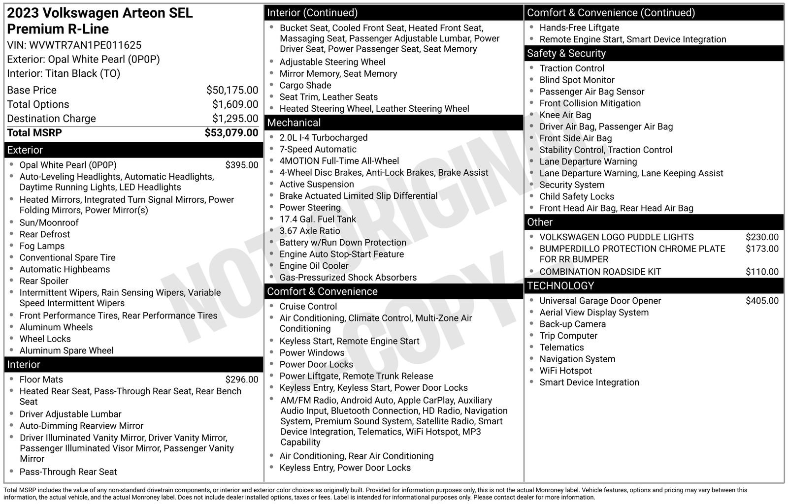 Certified 2023 Volkswagen Arteon SEL Premium AWD/4WD image 54