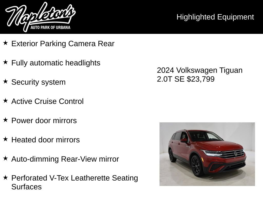 Used 2024 Volkswagen Tiguan SE image 16