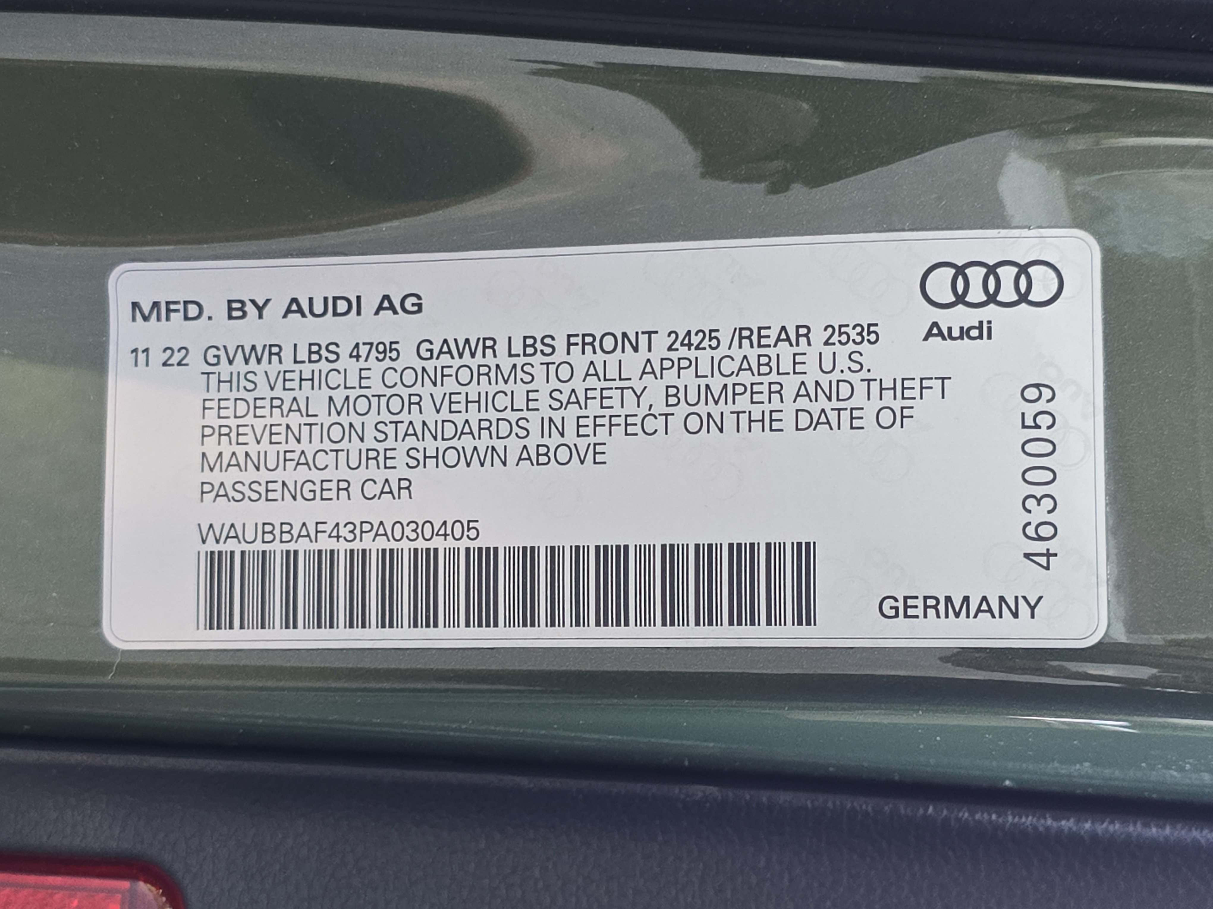 Used 2023 Audi A4 2.0T Premium Plus w/ Premium Plus Package AWD/4WD image 35