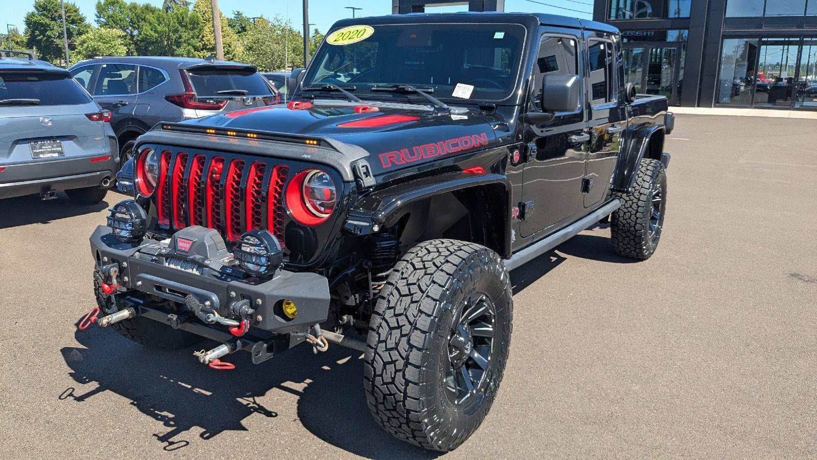Used 2020 Jeep Gladiator Rubicon w/ Advanced Safety Group AWD/4WD image 2