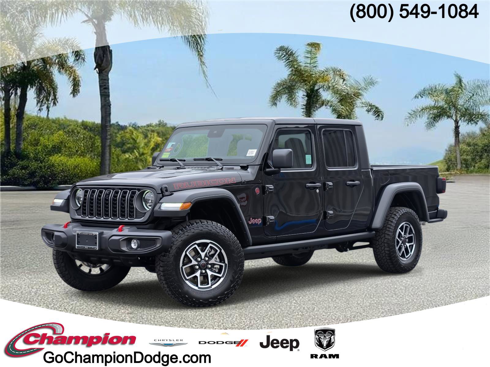 New 2025 Jeep Gladiator Rubicon w/ Technology Group