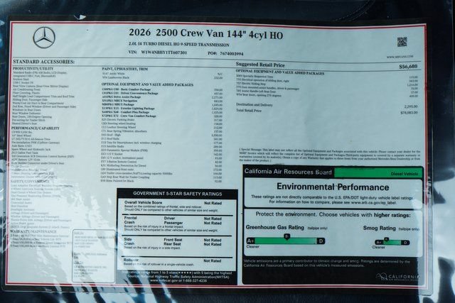 New 2026 Mercedes-Benz Sprinter 2500 image 26
