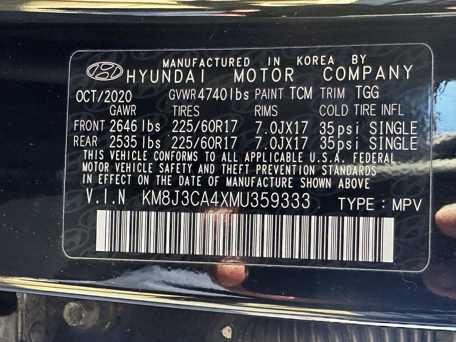Used 2021 Hyundai Tucson Value w/ Cargo Package AWD/4WD image 15
