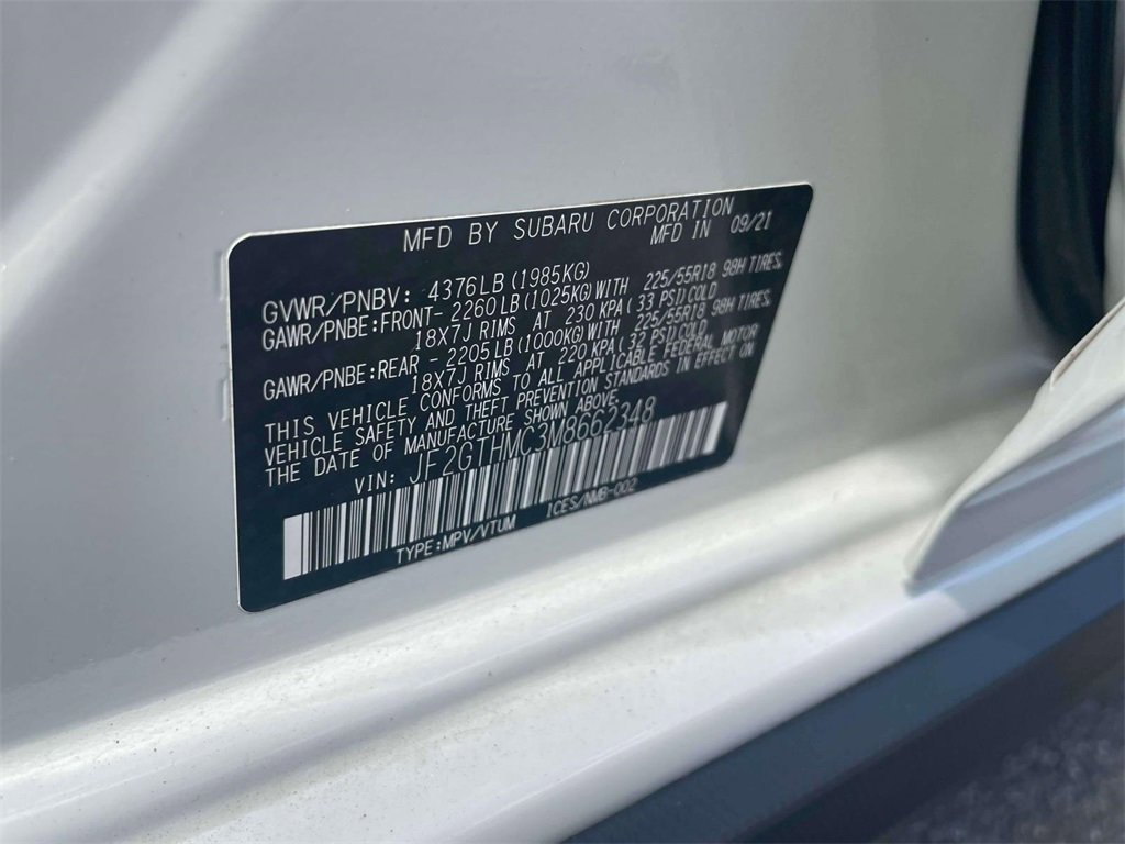 Certified 2021 Subaru Crosstrek 2.5i Limited w/ Moonroof Package 1 image 19