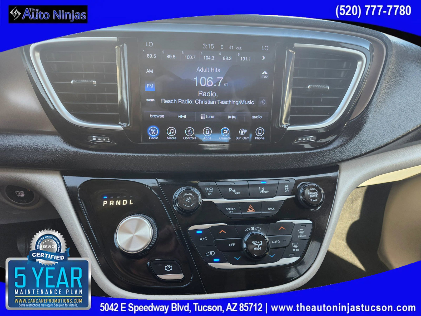 Used 2017 Chrysler Pacifica Touring-L Plus w/ Advanced Safetytec Group image 22