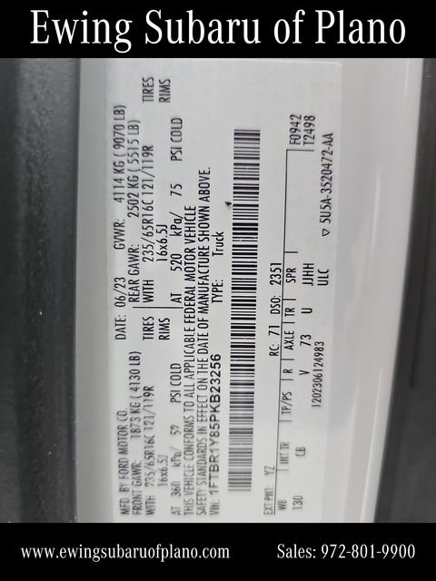 Used 2023 Ford Transit 250 Low Roof w/ Exterior Upgrade Package image 28