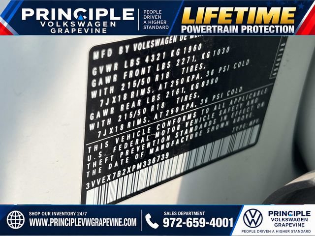 Used 2023 Volkswagen Taos SE w/ Panoramic Sunroof Package FWD image 28