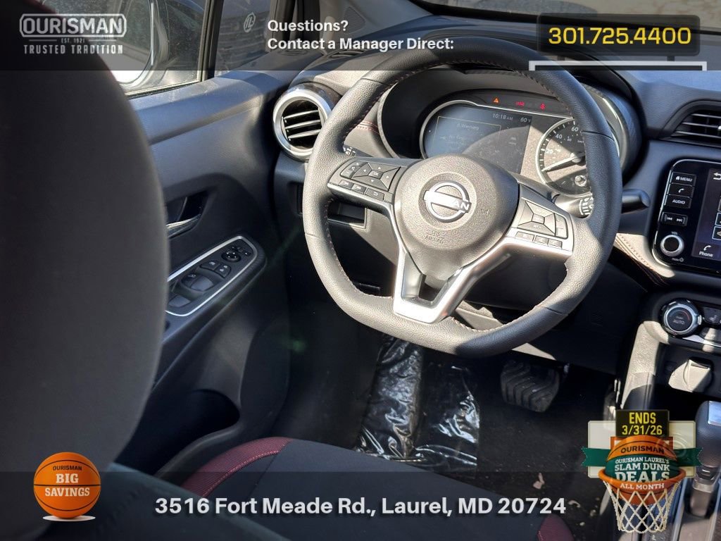 New 2025 Nissan Versa SR w/ Trunk Package image 16