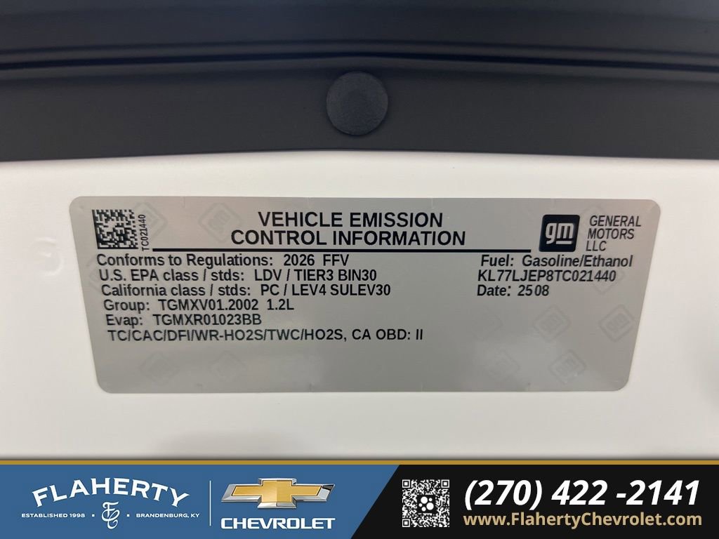 New 2026 Chevrolet Trax RS w/ Driver Confidence Package image 17