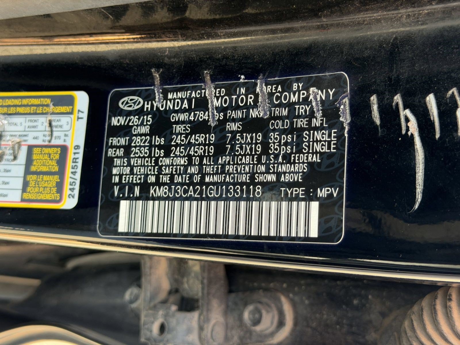 Used 2016 Hyundai Tucson Limited AWD/4WD image 24