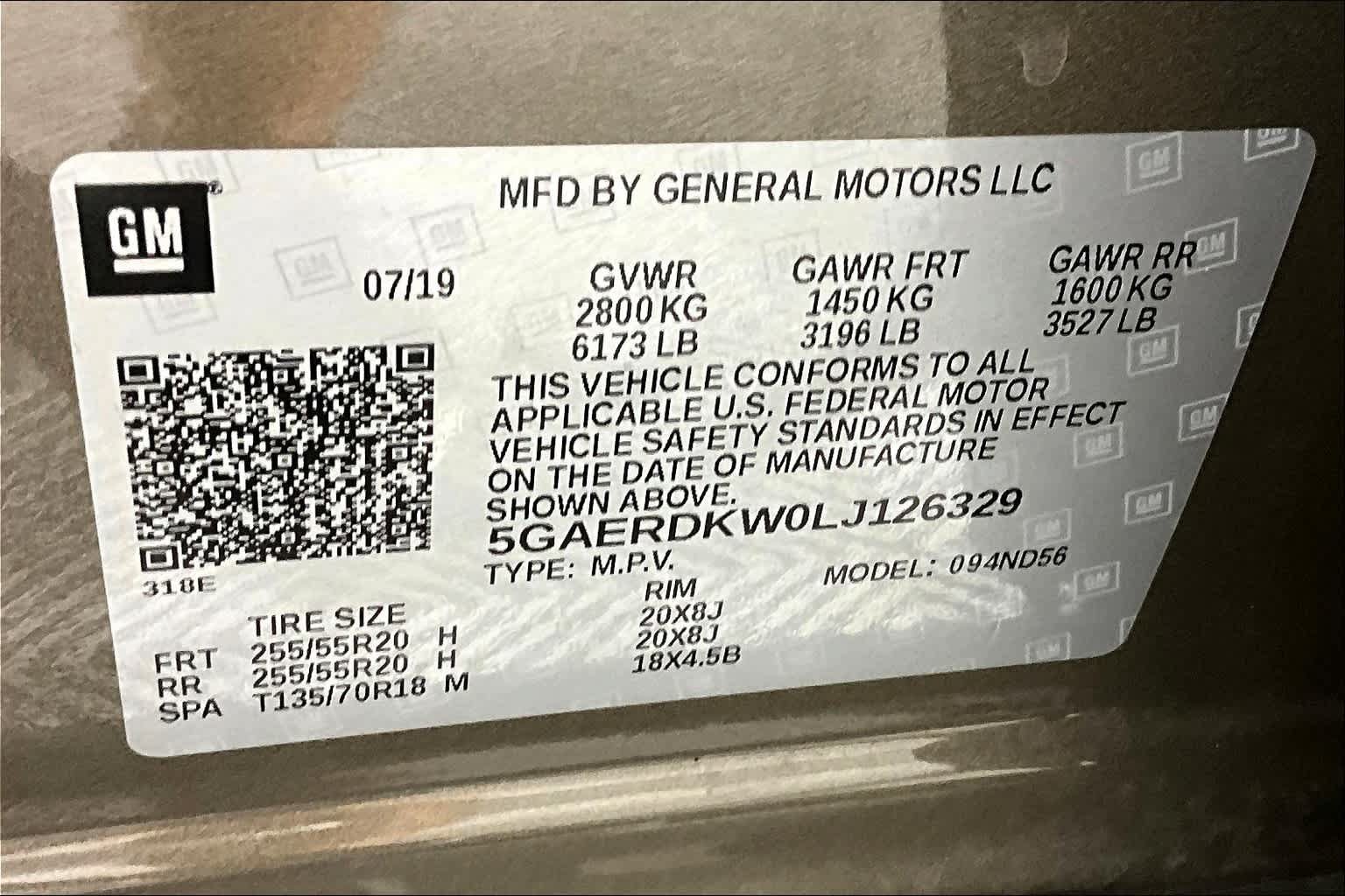 Certified 2020 Buick Enclave Avenir w/ Avenir Technology Package FWD image 37