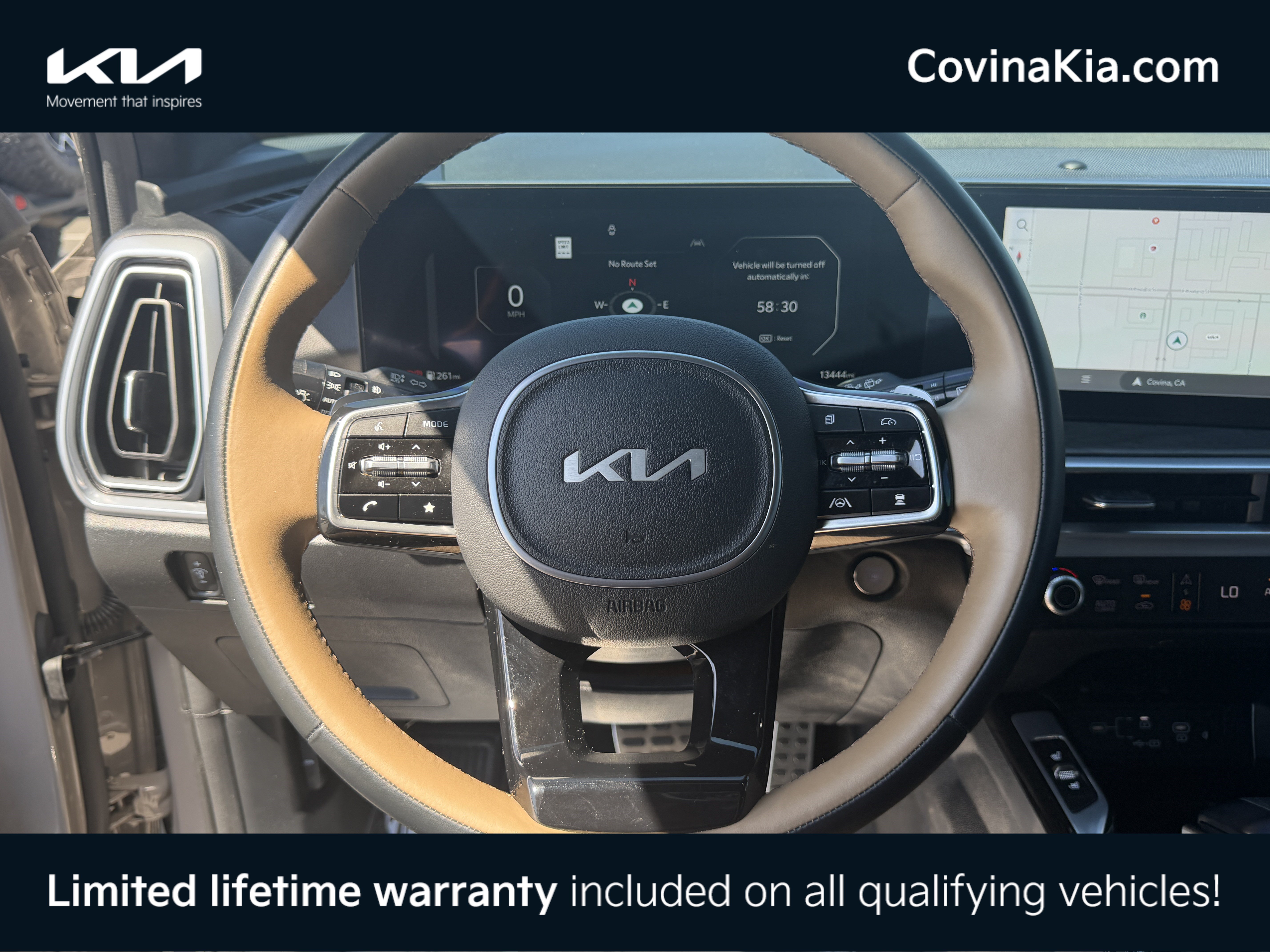 Certified 2025 Kia Sorento SX Prestige w/ Olive Brown Leather Package AWD/4WD image 19