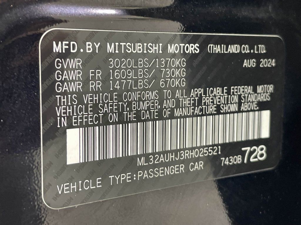 Used 2024 Mitsubishi Mirage ES image 52