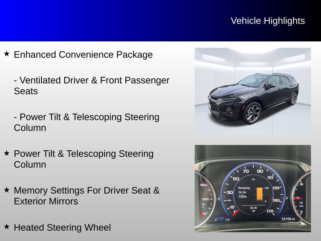 Used 2022 Chevrolet Blazer RS w/ Enhanced Convenience Package AWD/4WD image 16