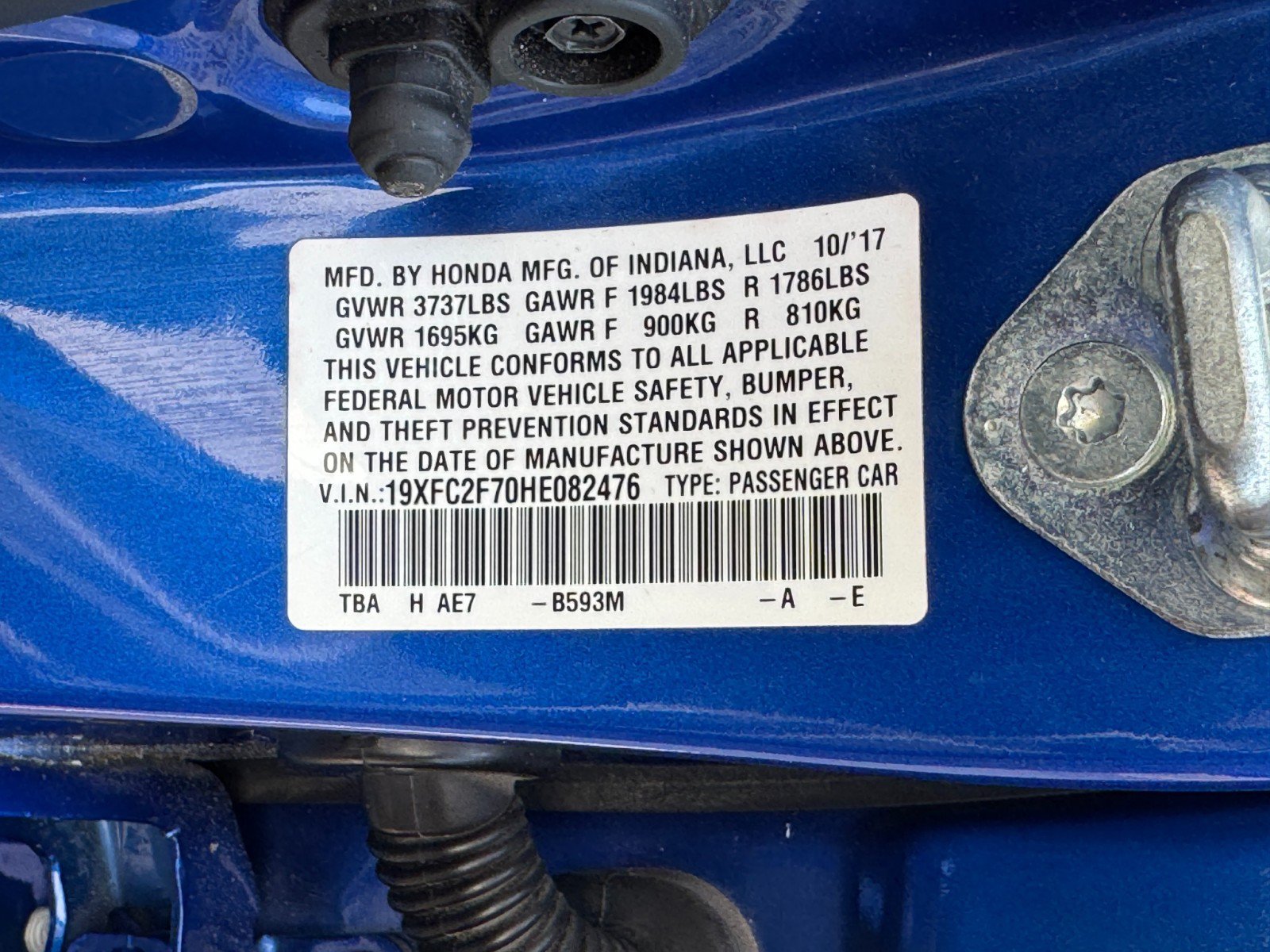 Used 2017 Honda Civic EX image 38