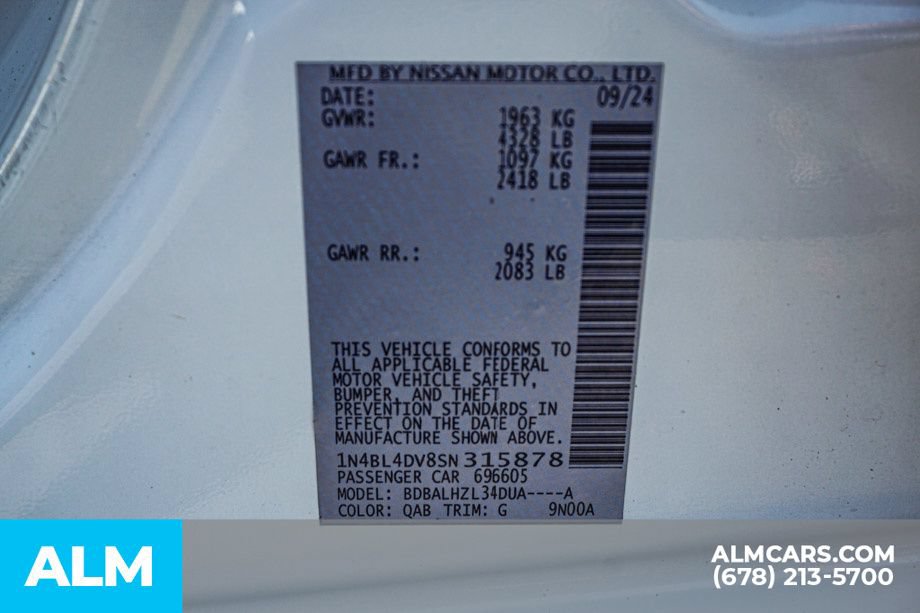 Used 2025 Nissan Altima 2.5 SV FWD image 53