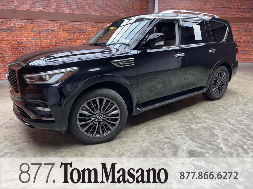 Used 2023 INFINITI QX80 Premium Select w/ Cargo Package AWD/4WD video 1