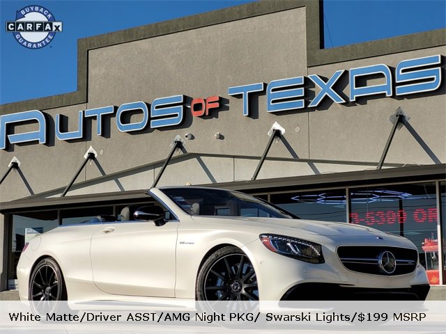 Used 2017 Mercedes-Benz S 63 AMG 4MATIC Cabriolet