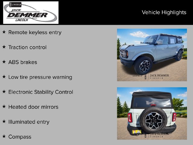 Used 2023 Ford Bronco Outer Banks AWD/4WD image 24
